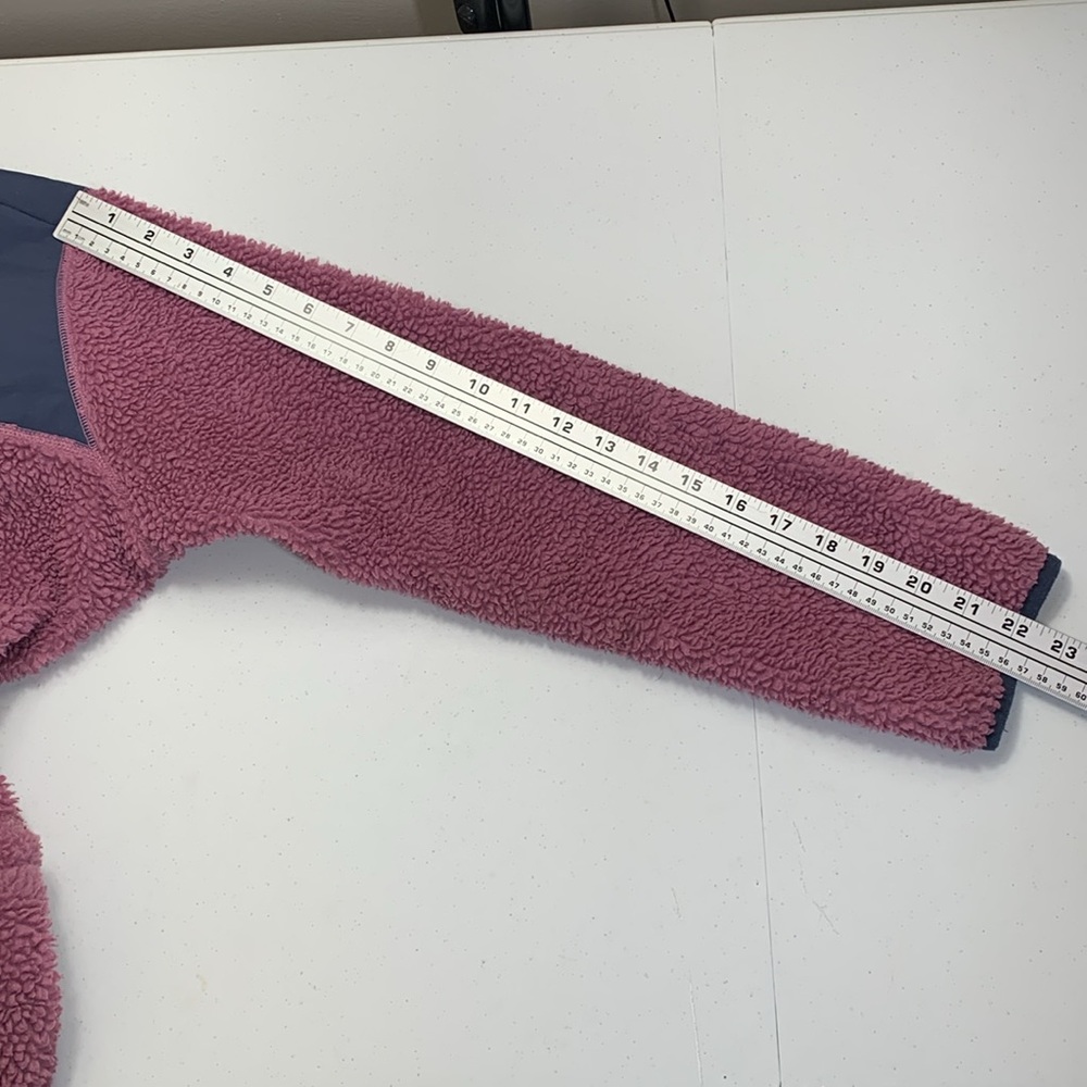 L.L.Bean Sherpa Hooded Jacket Punk/Blue -XL 18 - Picture 14 of 14